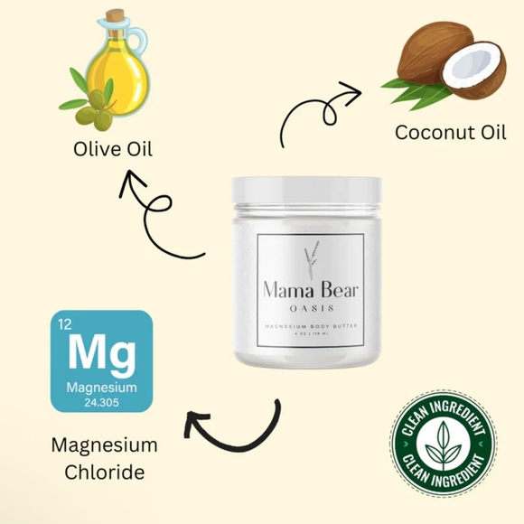 Mama Bear Oasis Magnesium Body Butter - Picture 2 of 4